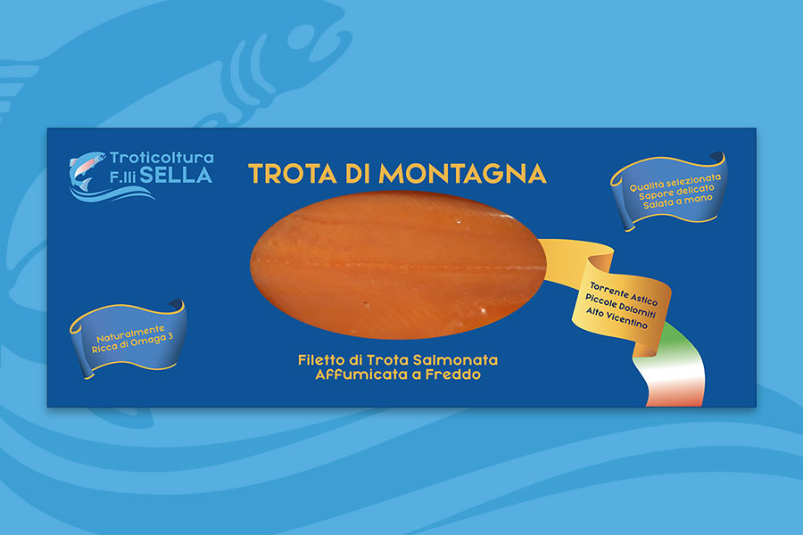 Filetto di Trota Salmonata Affumicato a Freddo in Baffa